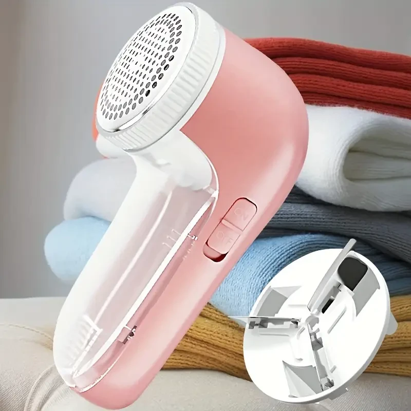 1pc Portable USB Powered Lint Remover, Automatic Fabric Shaver for Clothes, Bedding, Carpets, Sofas - Effective Ball & Fuzz Removal, Household Cleaning Tool, Plastic, 36V Max Voltage, No Battery Requi